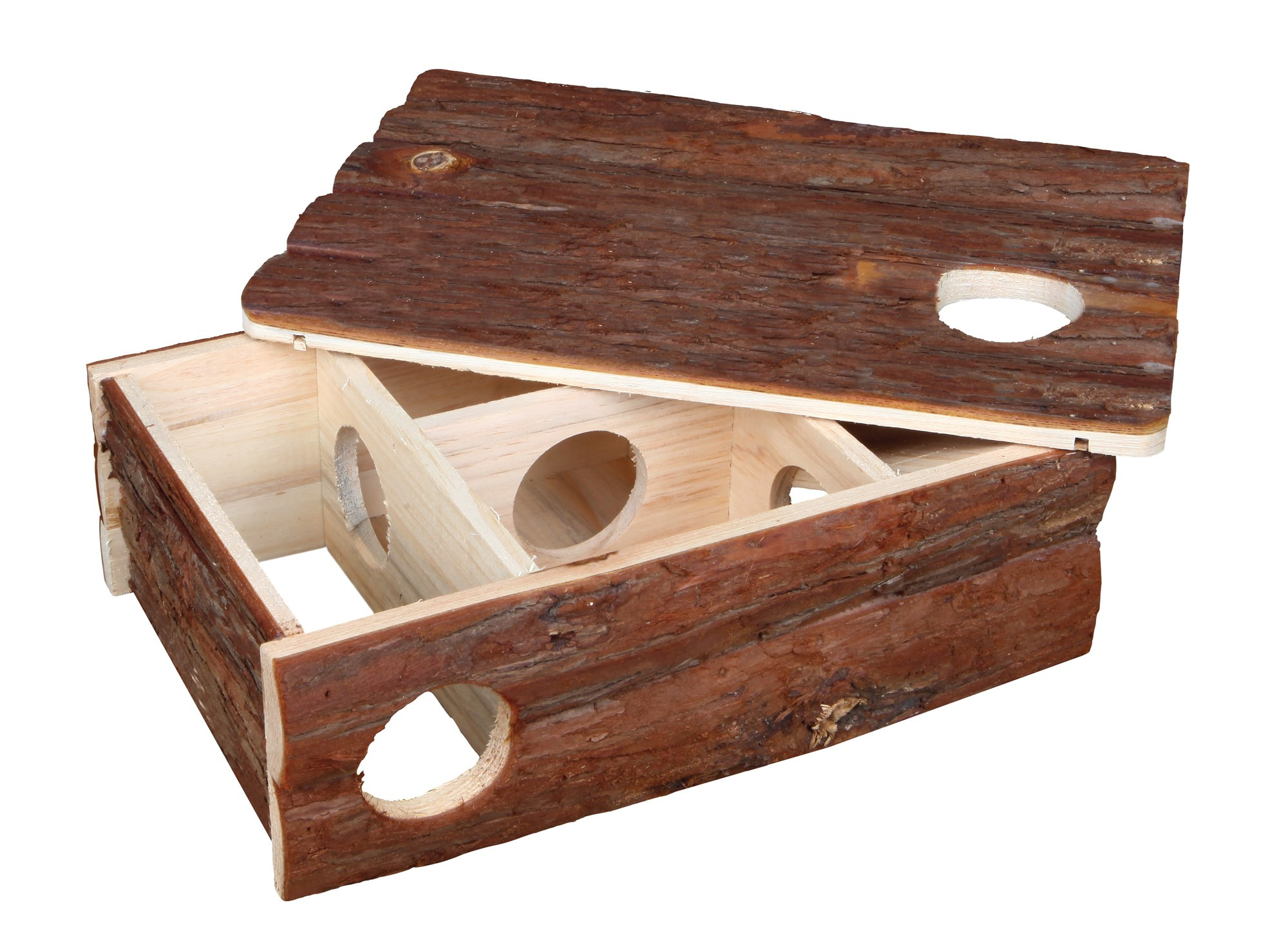 Casă Labirint Trixie pentru Rozătoare din Lemn - 35x11x25 cm, Maro Casă Labirint Trixie pentru Rozătoare din Lemn - 35x11x25 cm, Maro