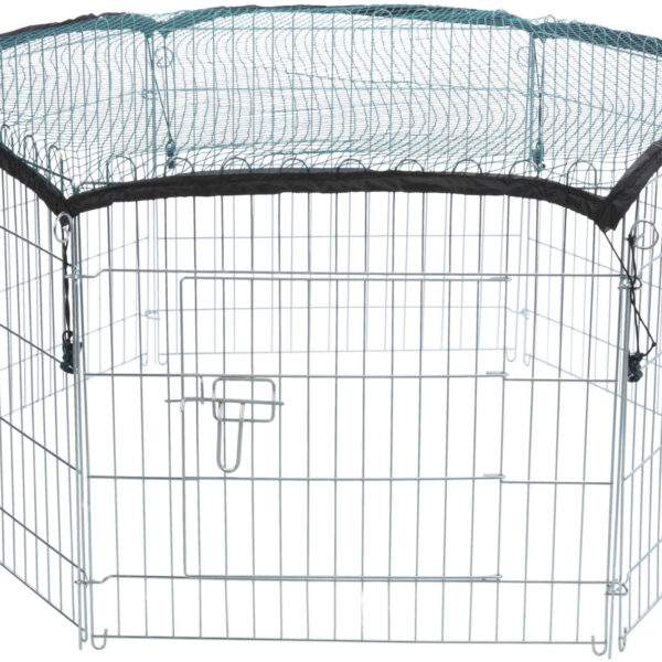 Tarc Metalic Trixie pentru Rozatoare cu Plasă de Protecție, 126x58 cm