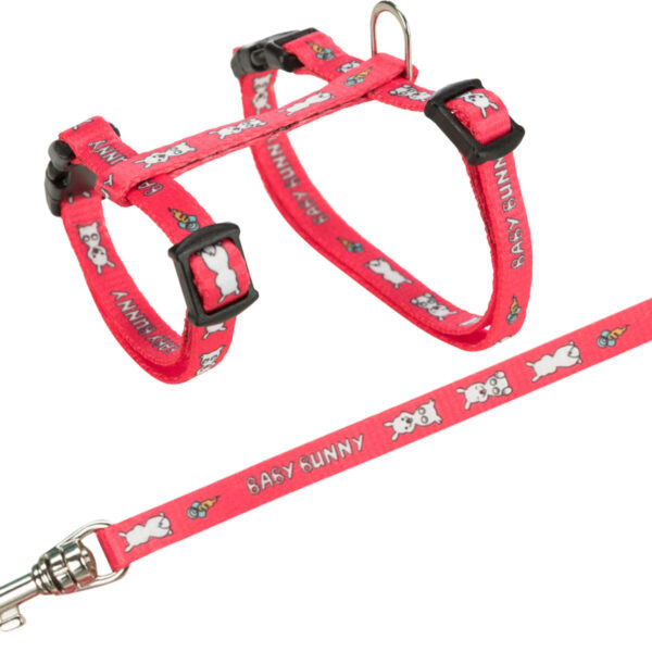 Ham și Lesă Reglabilă pentru Iepuri Pitici, 20-33 cm, 1.25 m, Trixie