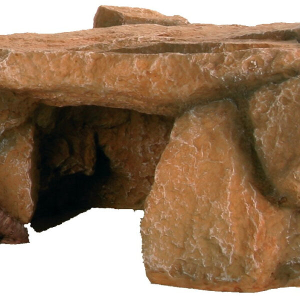 Decor Trixie Platou Stâncă pentru Terariu, 25 cm, Aspect Natural
