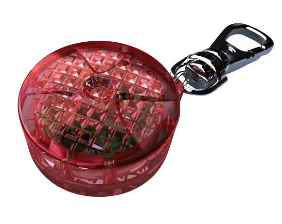 Flasher Trixie pentru Câini și Pisici, Plastic Roșu, 2.5 cm
