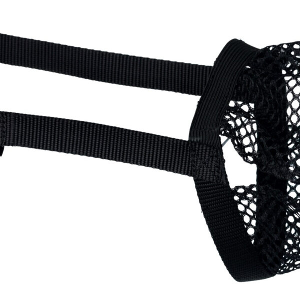 Botniță Anti-Intoxicație Trixie XS, 15 cm, Negru pentru Câini