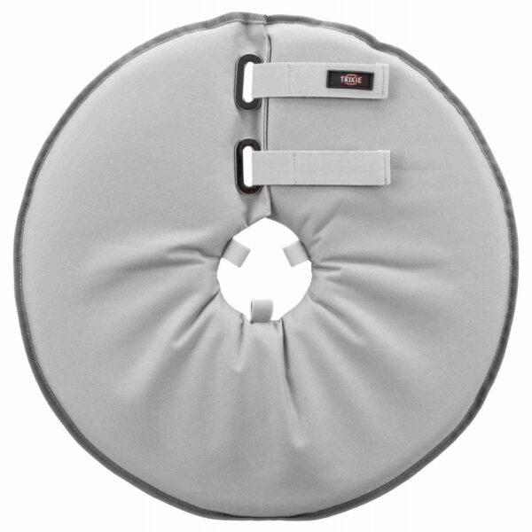 Guler Protector pentru Câini Trixie, Poliester Gri, M (38-42 cm)