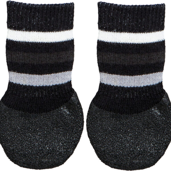 Sosete Trixie pentru Câini XL, Anti-Alunecare, 2 Buc, Negru