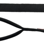 Lesa Trixie Premium Neagră XS-S, 1.20 m, pentru plimbări confortabile