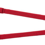 Lesă dublă ajustabilă Trixie, roșie, 40-70 cm, nylon de calitate