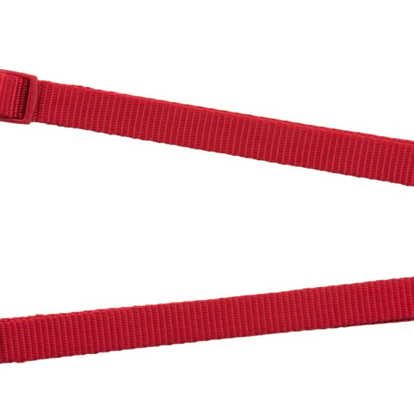 Lesă dublă ajustabilă Trixie, roșie, 40-70 cm, nylon de calitate