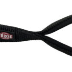 Lesa Trixie Premium Neagră M-XL 37 cm, Nylon cu Buclă Neopren