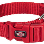 Zgarda ajustabilă Trixie pentru câini, 30-45 cm, roșie
