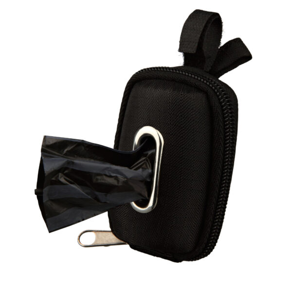 Dispenser Pungi Igienice, Cu Husa Din Piele Artificiala, 1 rola/20 buc, Diverse Culori, 22849