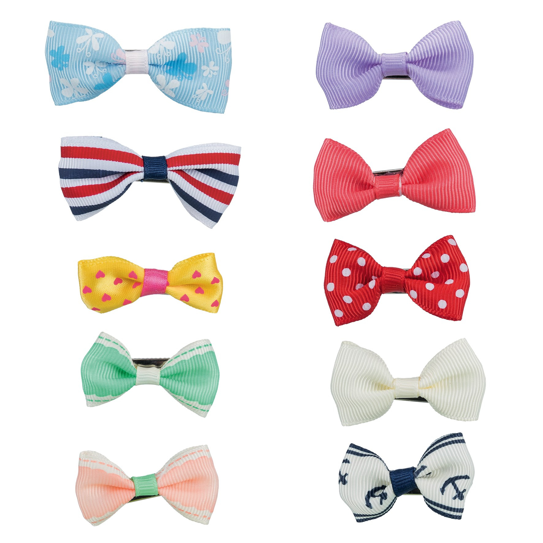 Set 10 Fundițe Colorate pentru Câini - Trixie Set 10 Fundițe Colorate pentru Câini - Trixie