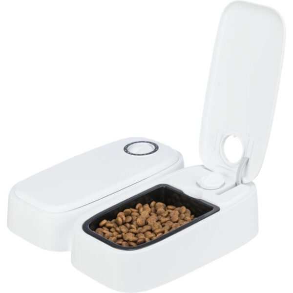 Hranitor Automat Trixie TX2 Alb - 2 Boluri, 0.3L, Programare 48h