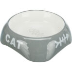 Castron Ceramic Trixie pentru Pisici, 0.2 l, 13 cm, Diverse Culori