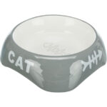 Castron Ceramic Trixie pentru Pisici, 0.2 l, 13 cm, Diverse Culori