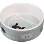 Castron Ceramic Trixie pentru Pisici, 0.3 l, Diverse Culori, 12 cm