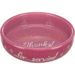 Castron Ceramic pentru Pisici, 0.3L, 15cm, Diverse Culori Trixie