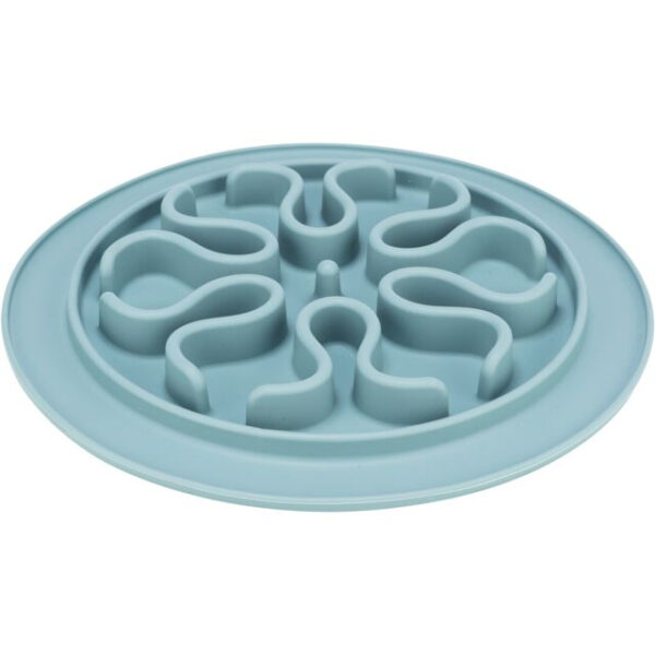 Farfurie Antiderapantă pentru Hranire Lenta din Silicon - Trixie 24 cm