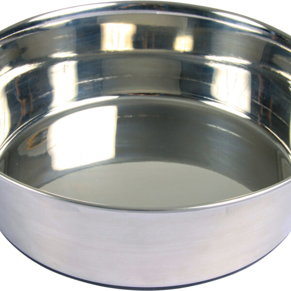 Castron Inox Antiderapant Trixie 1.7L pentru Câini 21 cm