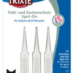 Picături Antiparazitare Naturale pentru Pisici, 3x1 ml, Trixie