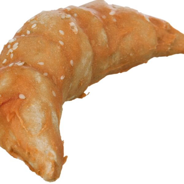 Recompensă Denta Fun Croissant cu Pui pentru Câini, 11 cm
