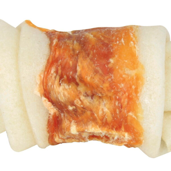 Recompense Pentru Caini, Denta Fun, Oase Innodate Cu Pui, 5 cm/ 5 buc/70 g 31321