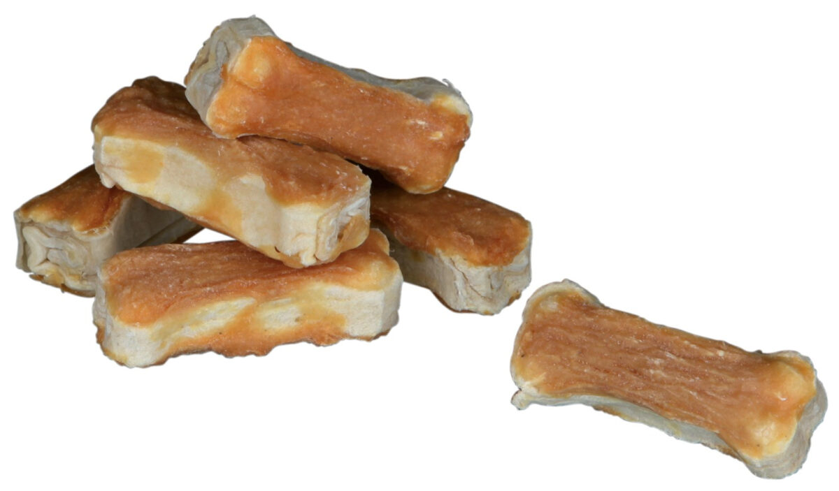Recompense Pentru Caini, Denta Fun, Oase Presate Cu Pui, 5 cm, 8 buc/120 g, 31340