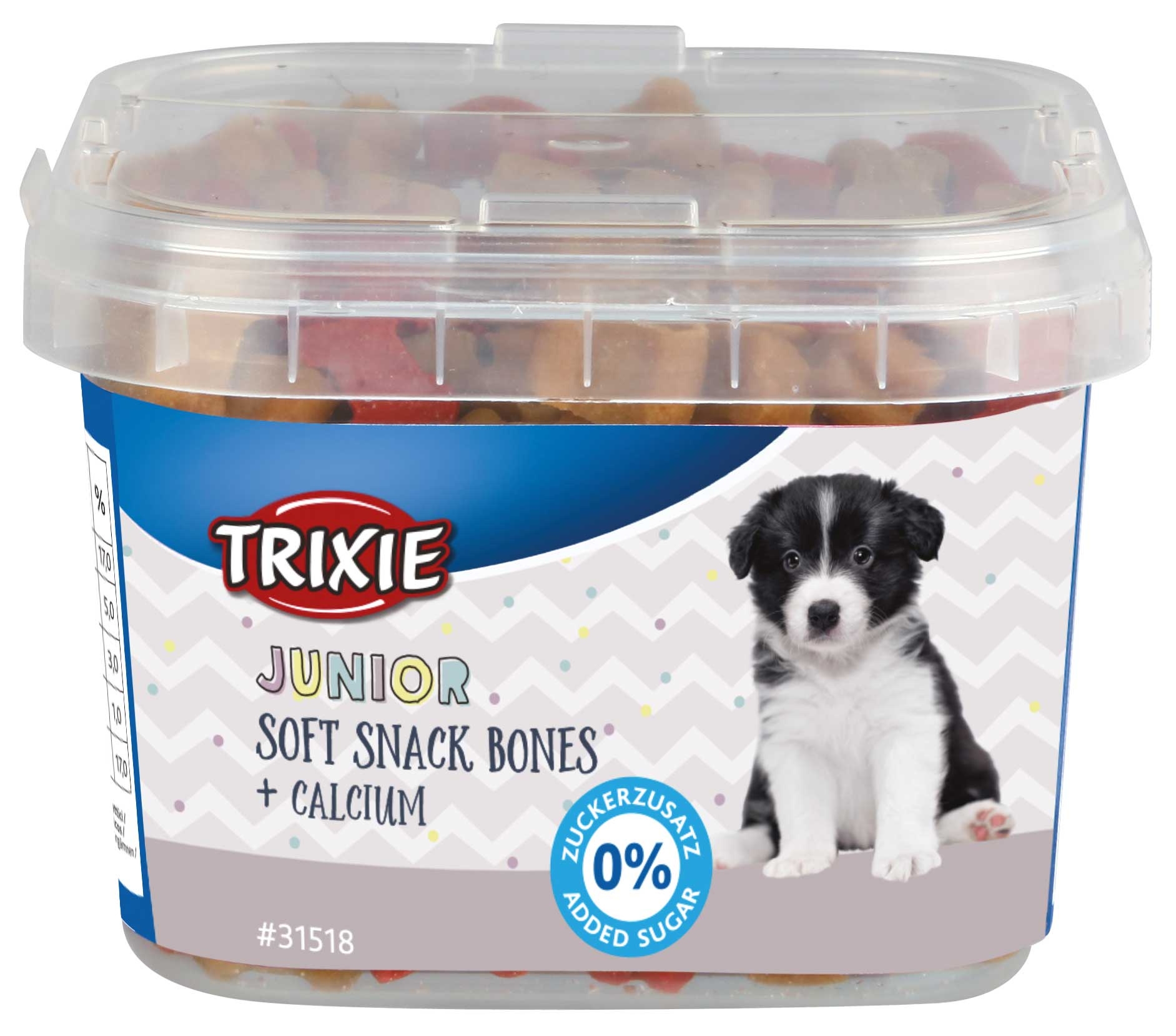 Oase Soft cu Calciu pentru Câini Junior - Gust Pui, Miel & Somon, 140g Oase Soft cu Calciu pentru Câini Junior - Gust Pui, Miel & Somon, 140g