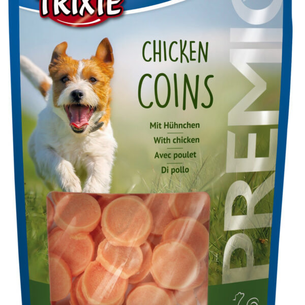Recompense Trixie pentru câini cu pui, 100g - fără zahăr și gluten