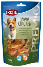Recompense Câini Trixie cu Pui și Banane, 100g - Fără Gluten și Zahăr
