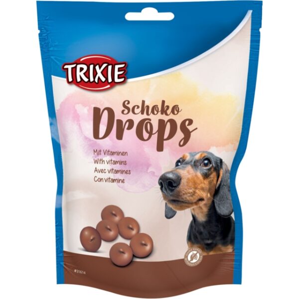 Recompense pentru câini Trixie, drops cu ciocolată, 350 g, cu vitamine