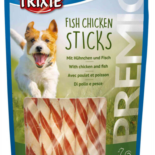 Snack-uri pentru câini Trixie cu pui și pește, 80 g
