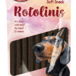 Batoane Moi Rotolinis cu Vită pentru Câini - Gustări Fără Zahăr, 120 g
