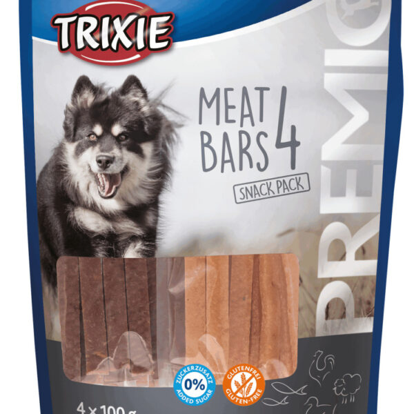 Batoane delicioase pentru câini cu 4 tipuri de carne, 4 x 100 g Trixie