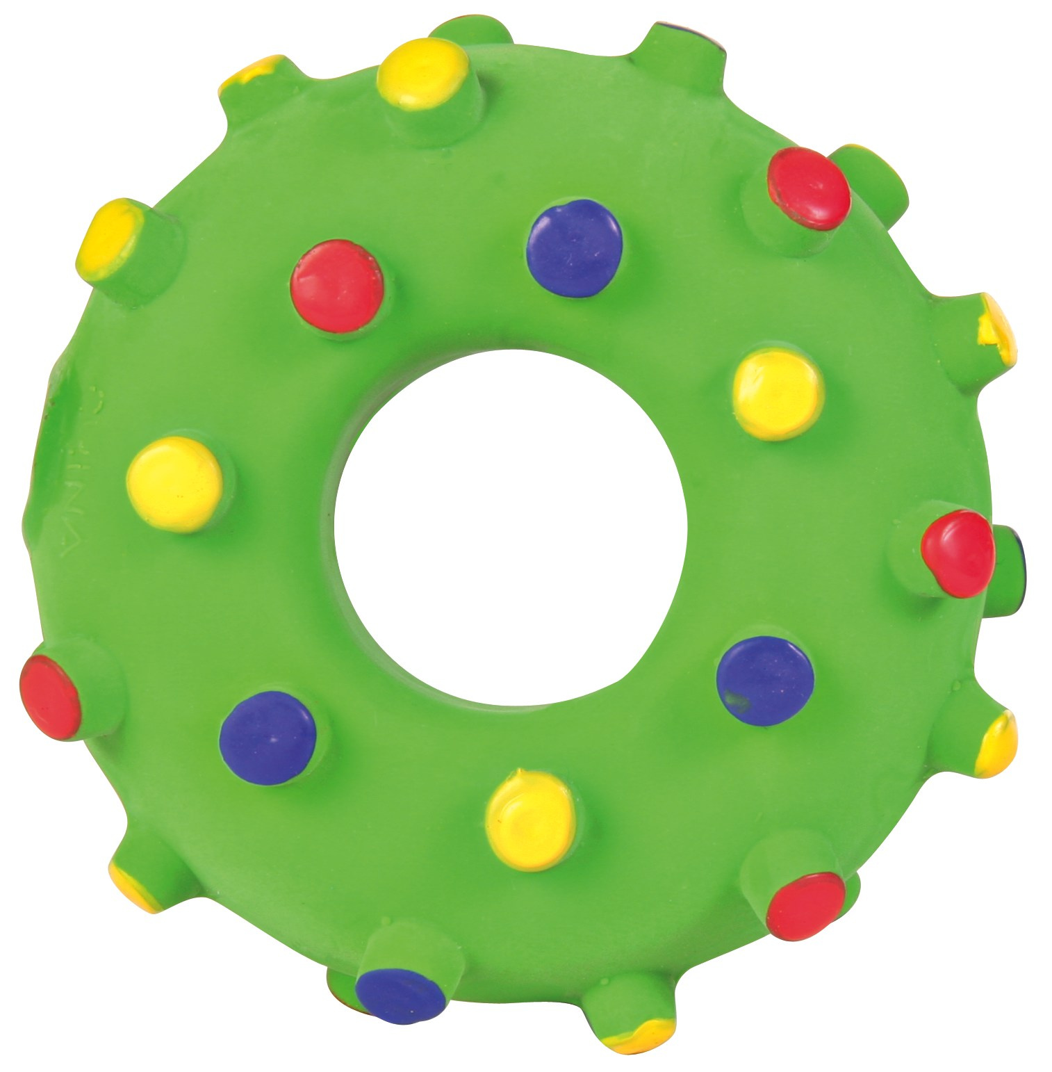 Jucărie din latex pentru câini juniori, mini inel 8 cm Jucărie din latex pentru câini juniori, mini inel 8 cm