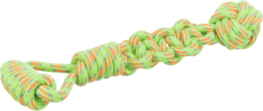 Jucărie Trixie pentru câini, Sfoară cu minge nod 8 cm, 38 cm Jucărie Trixie pentru câini, Sfoară cu minge nod 8 cm, 38 cm