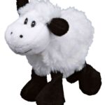 Jucărie pentru câini Trixie, oiță din plus cu sunet, 14 cm