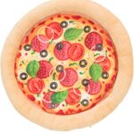 Jucărie pentru câini Trixie Pizza din pluș cu fosnet 26cm