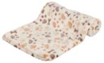 Pătură Jimmy Trixie 75x50 cm, Fleece Alb/Bej pentru Pisici și Câini