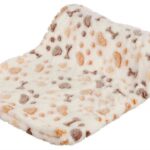 Pătură Jimmy Trixie 75x50 cm, Fleece Alb/Bej pentru Pisici și Câini