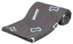 Patura fleece Trixie Barney 150x100 cm, protejează mobilierul taupe