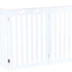 Barieră pliabilă pentru câini Trixie, 4 elemente, Alb, 60-160x75 cm