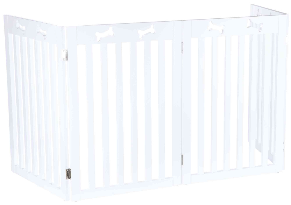 Barieră pliabilă pentru câini Trixie, 4 elemente, Alb, 60-160x75 cm Barieră pliabilă pentru câini Trixie, 4 elemente, Alb, 60-160x75 cm