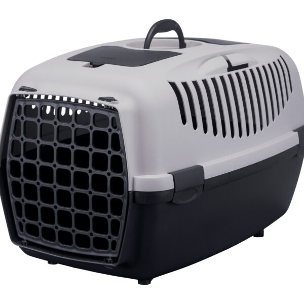 Cusca de transport Trixie Capri 3 pentru pisici și câini, gri, 12 kg