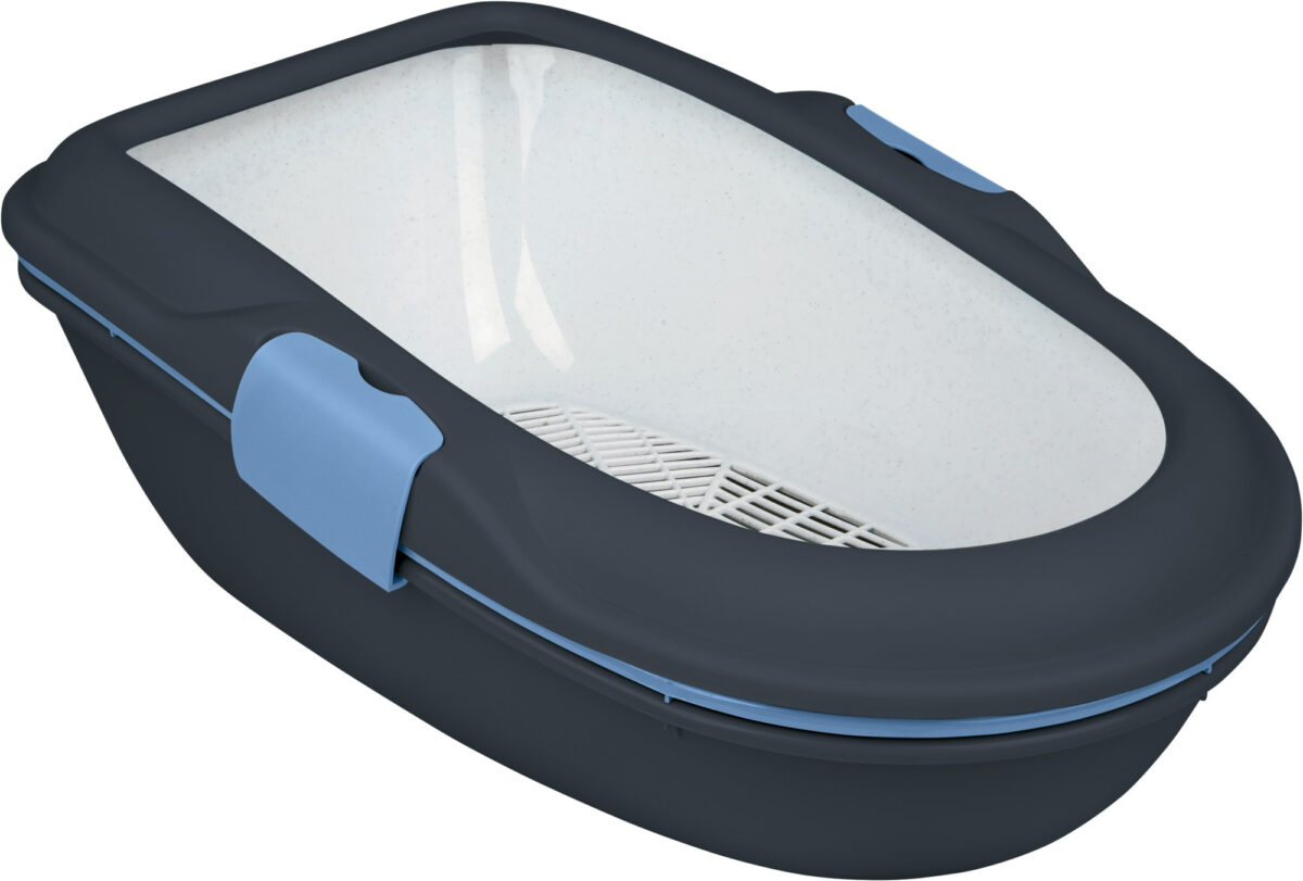 Litiera Trixie Berto cu Sistem de Separare, 39x22x59 cm, Gri