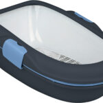 Litiera Trixie Berto cu Sistem de Separare, 39x22x59 cm, Gri