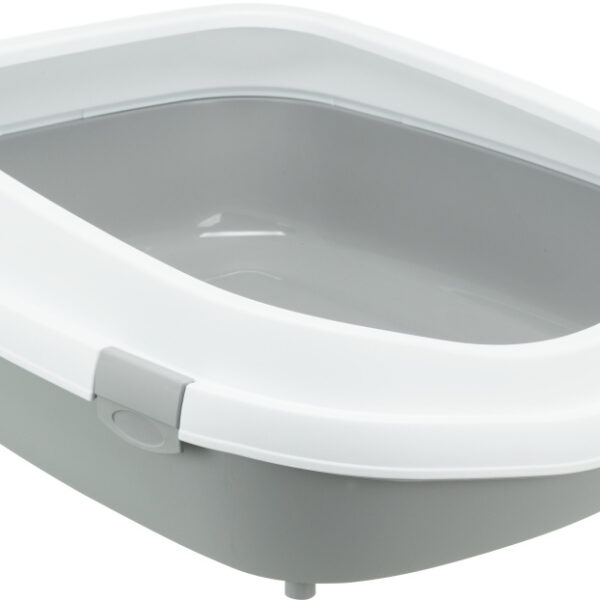 Litiera Primo XXL cu Rama, 56x25x71 cm, Gri/Alb - Trixie