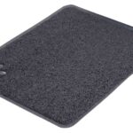 Covoraș Antialunecare pentru Litiere Pisici, PVC Antracit, 37x45 cm