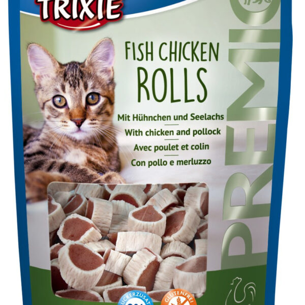 Recompense Trixie pentru Pisici cu Pui și Pește, 50g - Fără Gluten