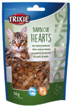 Recompense Trixie pentru Pisici - Inimoare Barbecue cu Pui, 50g