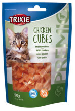 Recompense Pisici Trixie, Cuburi cu Pui Fără Gluten, 50 g